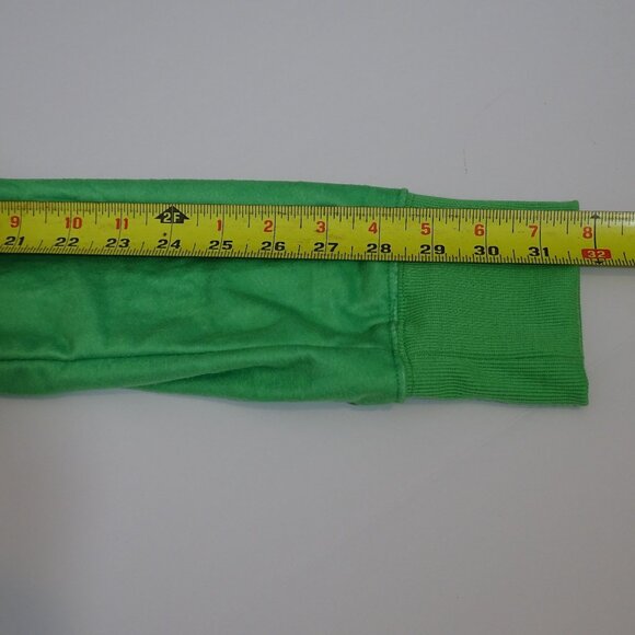 Tipsy Elves Buddy Elf Hooded Jumpsuit Christmas Green Yellow Adult Size XL Zip - Picture 10 of 11